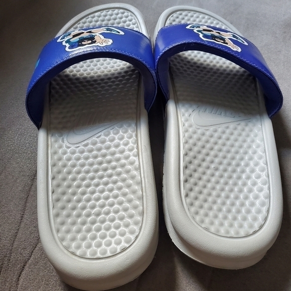 Nike Benassi JDI Print ACG Mens Size 7 Slides Obsidian hiking  [631261-038] - Picture 2 of 5
